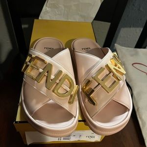 Fendi slides brand new box dustbag current season